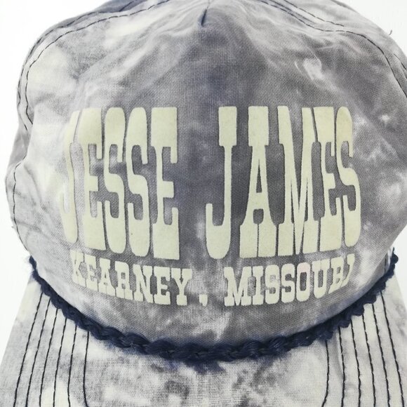 Vintage Jesse James Kearney Missouri Tie Dye Snap Back Baseball Cap One Size - Picture 4 of 11
